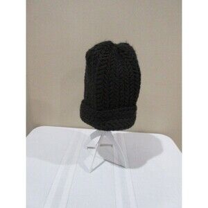 NEW Esqualo Stocking Hat Womens One Size Knit Black